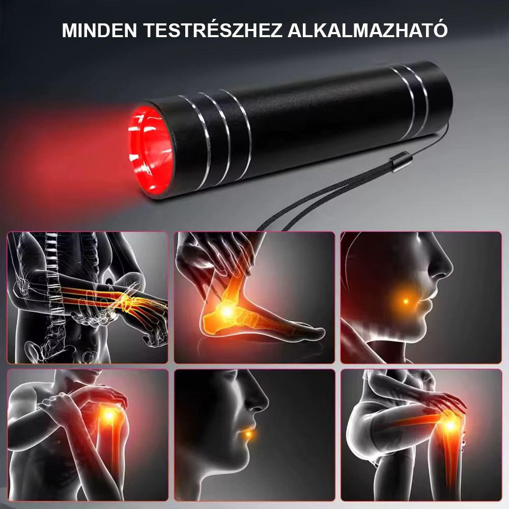 Vörös fényterápiás LED kompakt készülék