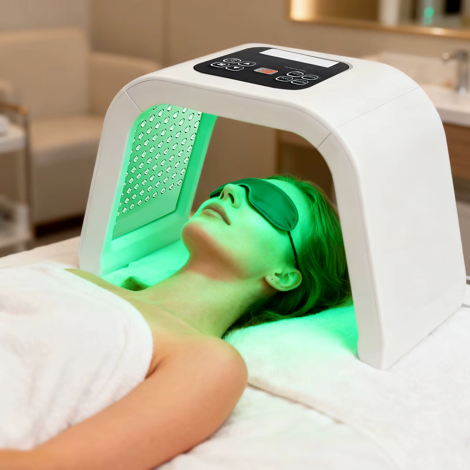 7 színű PDT LED fényterápiás arc/test készülék